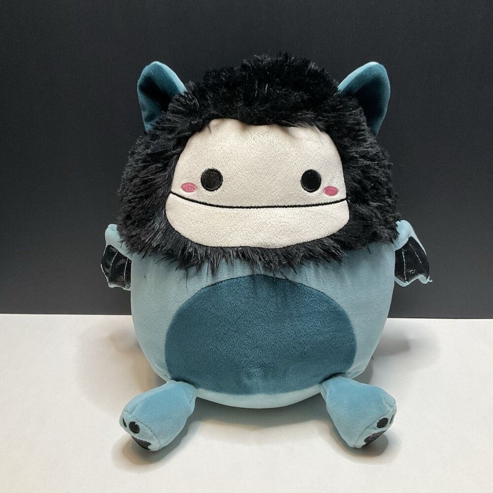 Squishmallows Skip the Blue Bat Bigfoot Hybrid Yeti Sasquatch Plush 8"
